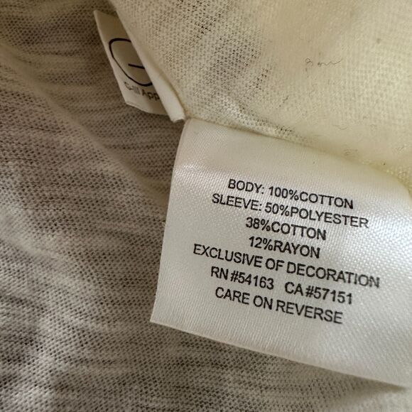 G-III 4her by Carl Banks Philadelphia Flyers T-Shirt Women’s XL Scoop Neck Cream - Picture 6 of 9